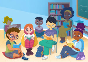 ilustradora freelancer ilustração cartoon livros didáticos